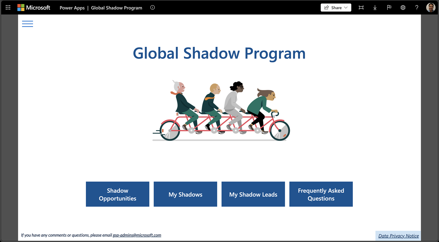 The upskilling platform's original landing page before the redesign